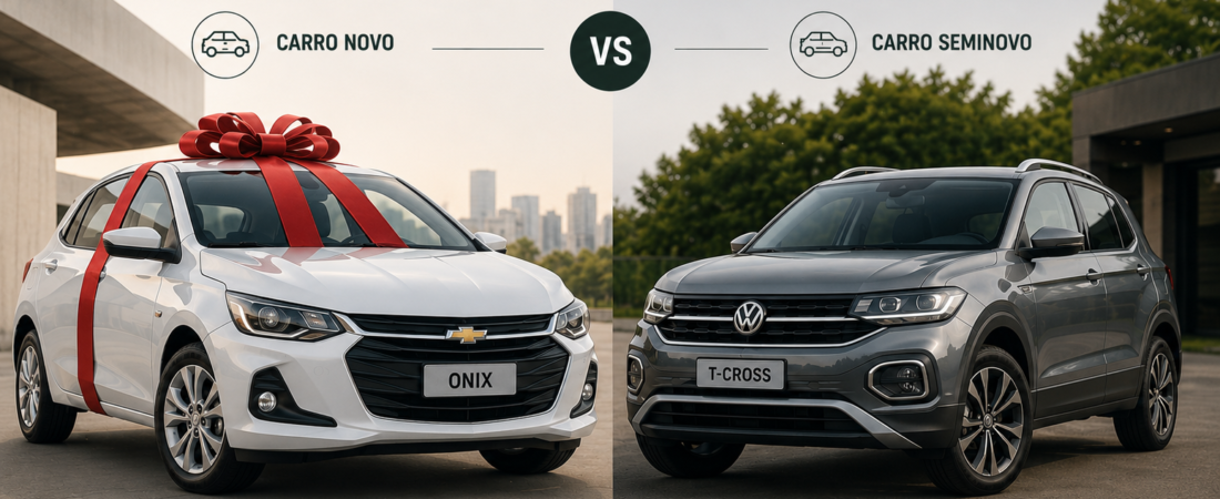 Carro novo ou seminovo: o que realmente compensa financeiramente em 2026?