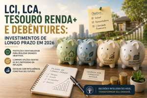 LCI, LCA, Tesouro Renda+ e debêntures: investimentos de longo prazo em 2026