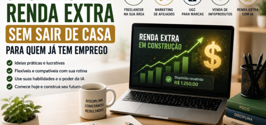 5 formas de renda extra sem sair de casa para quem já tem emprego