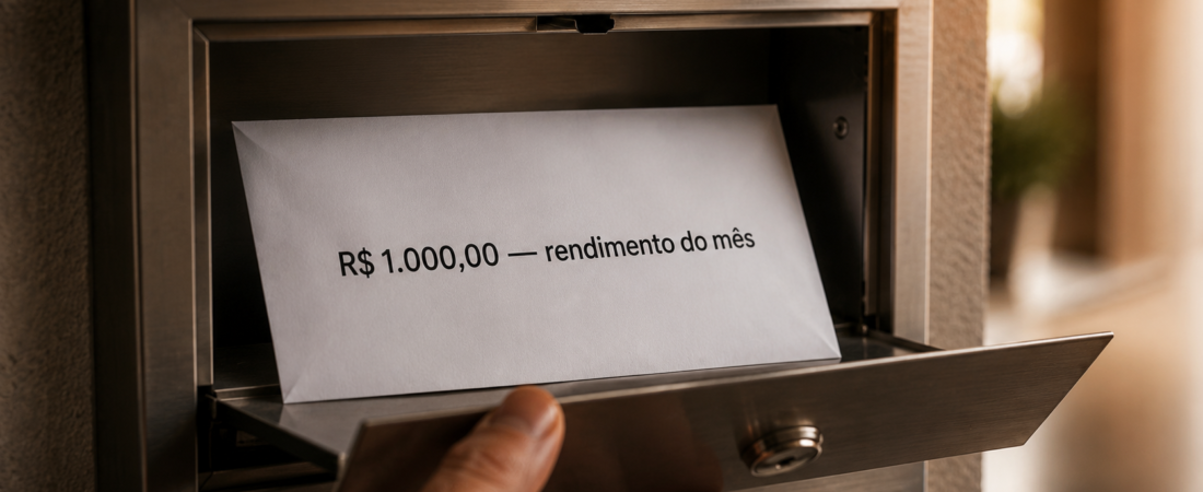 Quanto preciso investir para receber R$1.000 por mês?