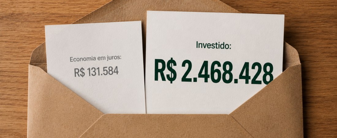 Vale a pena dar entrada maior no imóvel ou investir a diferença?